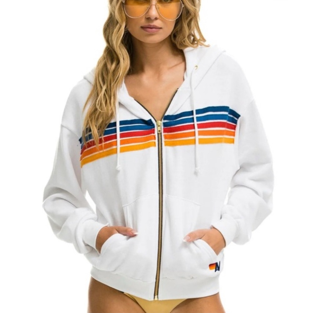 aviator nation zip up